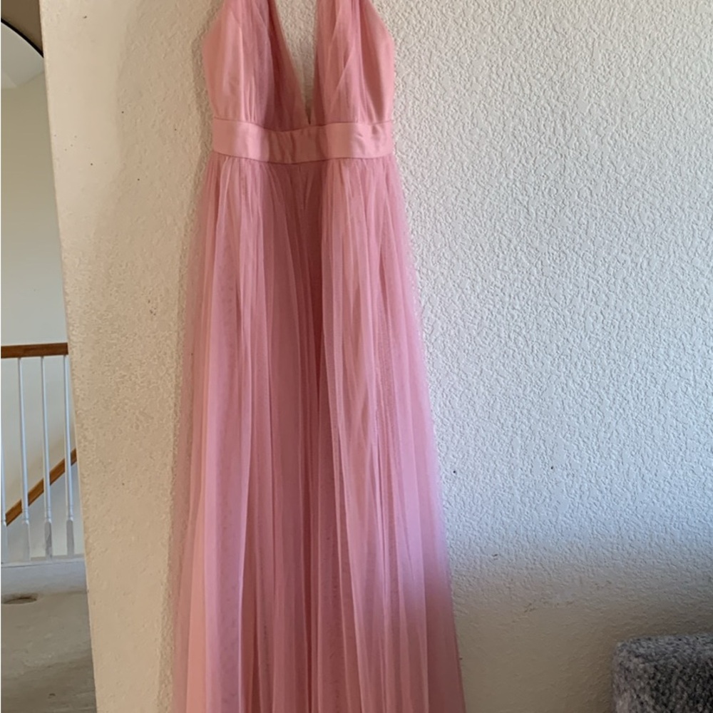 Windsor Pink Halter Maxi Dress